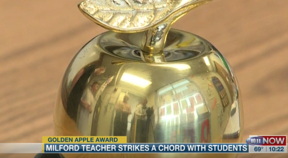 Milford Teacher Strikes a Chord with Students